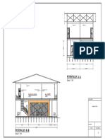Potongan A-A: Skala 1: 100