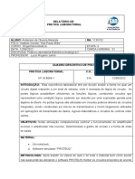 Prática Laboratorial Sistema Analogico II - Momento 1