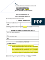 Formato No. 3 Informe de Avance 2