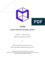 Linear Elements Structure Model: Version 1.1 - February 2018