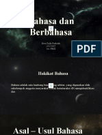 Bahasa Dan Berbahasa