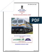 Hand Book For Dual Cab (WDP4D) Locomotives Siemens Make