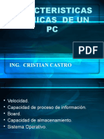 Características clave de un PC: velocidad, procesamiento, memoria, placa base y almacenamiento