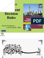 MK - Pertemuan 13 - Investment Decision Rules