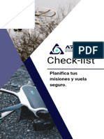 Checklist vuelos seguros drones