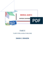 MODUL Ajar - Manusia, Ruang & Waktu