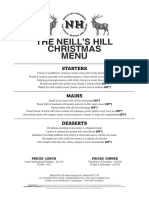 The Neill'S Hill Christmas Menu: Starters