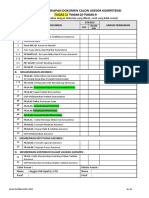 Checklist Dokumen. 1