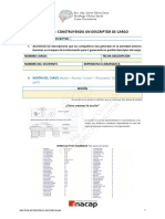 Actividad de Descriptor de Cargo