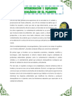 Articulo de Opinion Sobre Conciencia Ambiental