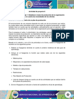 Evidencia 3 Flujograma Describir El Funcionamiento de Un Plan de Produccion