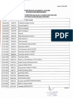 Aligarh Muslim University, Aligarh: Examination Programme) B.A. (Hons.) Ii Semester (Backlog) Examination 2021-2022