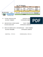 Horario 2021