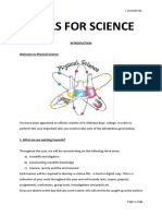 Skills For Science - Theory