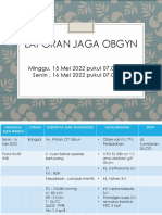 Laporan Jaga Obgyn 16 Mei-17 Mei 2022