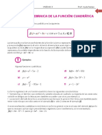 Unidad 3 - Función Cuadrática