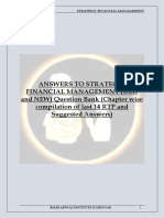 Strategic Financial Management Answers and Concepts