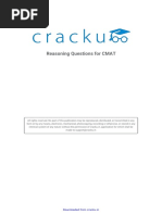 Reasoning Questions For CMAT