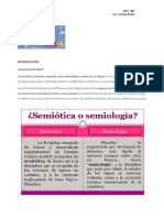 Análisis Pierce - Saussure - Sem