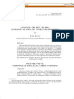 La Batalla Del Bien Y El Mal: Patrocinio de Ángeles Y Combate de Demonios