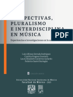 PERSPECTIVAS, PLURALISMO E INTERDISCIPLINA EN MÚSICA - Ebook