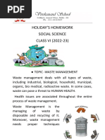 Class 6th HOLIDAY HOMEWORK (2022-23)