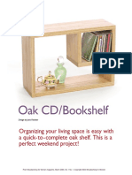 Oak CD Bookshelf