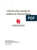 Informe Sobre Manejo de Conflicto de Thomas Kilman