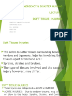 Lecture 7 - Soft Tissue Injuries