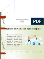 METODOS DE EVALUACION DE DESEMPEÑO Diapositivas Exp