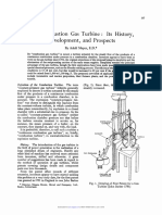 The History and Development of the Combustion Gas Turbine