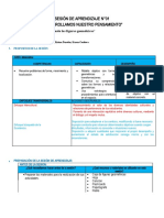 SESION DE APRENDIZAJE-Matemática