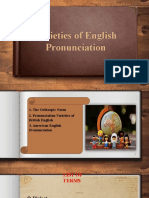 Varieties of English Pronunciation