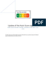 Update of The Nutri-Score Algorithm
