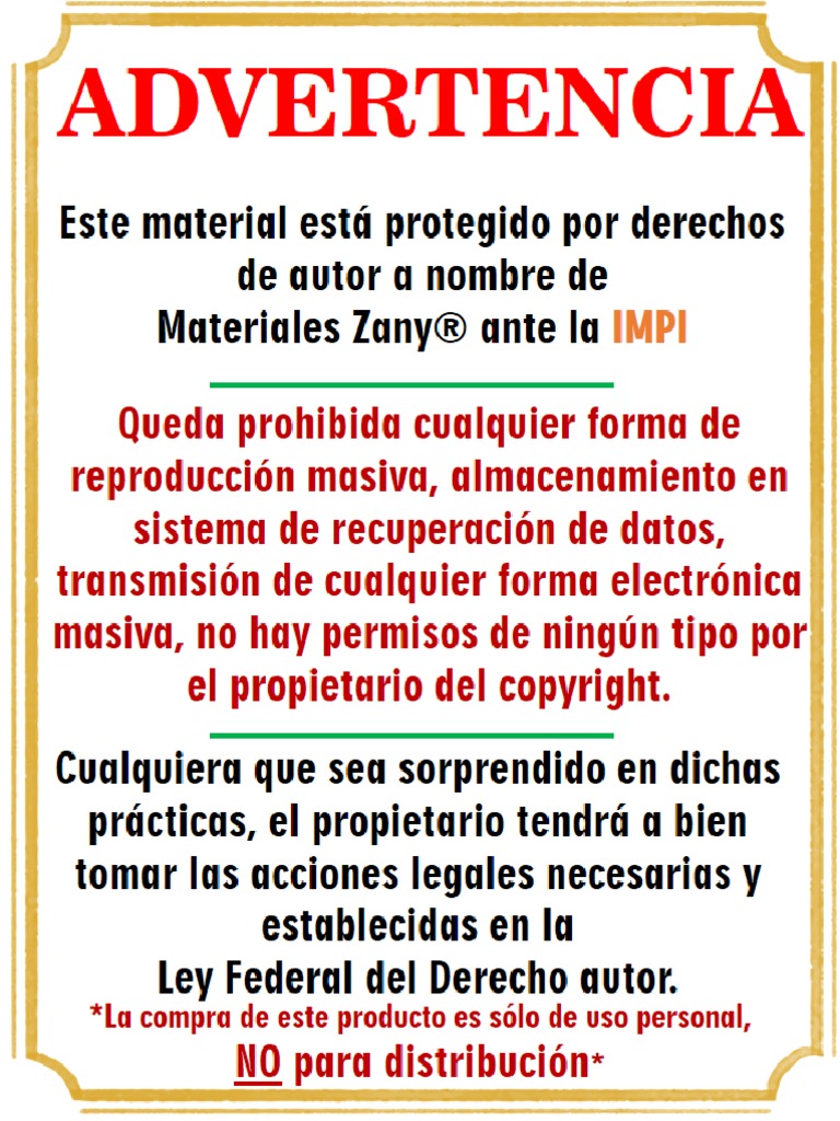 Quinto Grado ENERO Materiales Zany PDF Función (Matemáticas)
