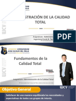 M - 01 Fundamentos de La Calidad Total