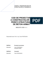 CR2-1-1.1 (P85-2004) - Pereti Structurali Din Beton Armat
