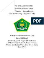 English Task - Rafli Hanan Fadhlurrohman - XII IPA 6 - 080921