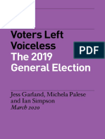 Voters Left Voiceless: The 2019 General Election