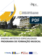 EAE Programa de FORMAÇÃO MUSICAL