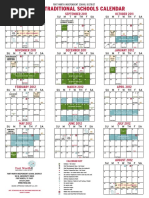 Traditional Schools Calendar: AUGUST 2011 September 2011 OCTOBER 2011