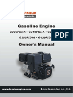 G200F (D) A、G210F (D) A、G300F (D) A、G390F (D) A、G420F (D) A Owner's Manual
