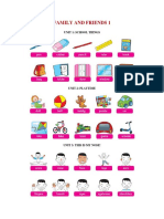 Family and Friends 1 - Vocabulary Units 1-6