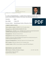 DR - Ajith Joy: Current Designations