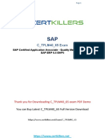 SAP C_TPLM40_65 Exam Q&A PDF