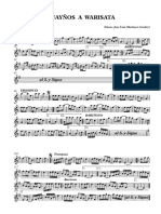 HUAYÑOS WARISATA (Trompeta-Baritono) - Partitura Completa