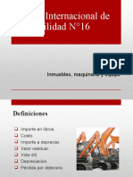 NIC 16 - Propiedad, Planta y Equipo