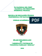 Sillabus Abordaje A Victima de Violencia Familiar y Sexual. 2022