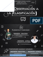 De La Observación A La Clasificación