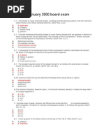 Structural January 2000 Board Exam: A. Diaphragm